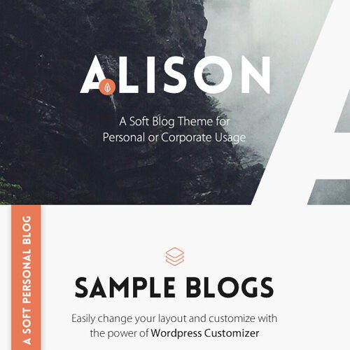 Anne Alison - Soft Personal Blog Theme
