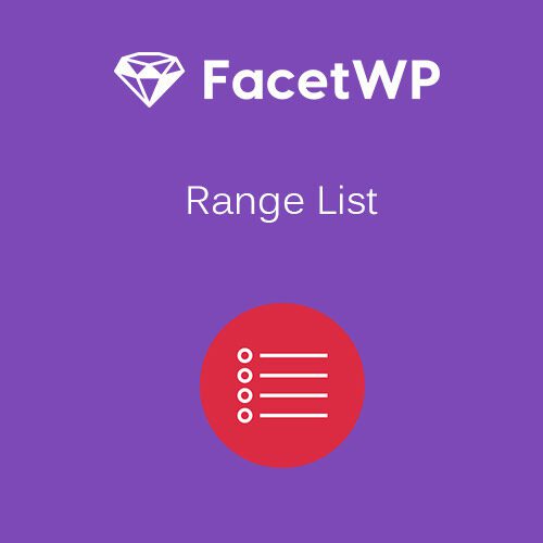 FacetWP - Range List