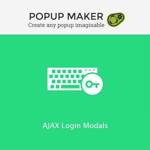 Popup Maker - AJAX Login Modals
