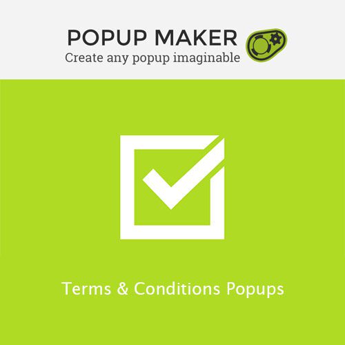Popup Maker - Terms & Conditions Popups