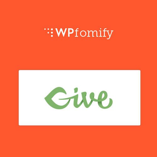 WPFomify GIVE Addon